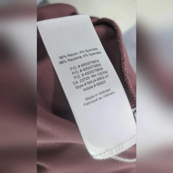 Wilfred Aveyron Dress in Red Midi V-Neck Long Sleeves Ruched  Cocktail Size XXS - Picture 14 of 15